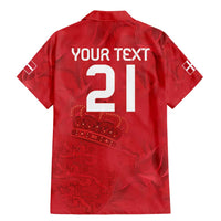 Custom Denmark Football Family Matching Mermaid Dress and Hawaiian Shirt With Coat of Arm LT9 - Wonder Print Shop