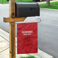 Custom Denmark Football Garden Flag With Coat of Arm - Wonder Print Shop