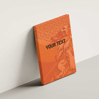 Custom Netherlands Oranje Football Canvas Wall Art Come On Het Nederlands Elftal LT9 - Wonder Print Shop