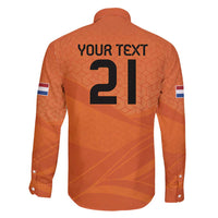 Custom Netherlands Oranje Football Family Matching Off Shoulder Maxi Dress and Hawaiian Shirt Come On Het Nederlands Elftal LT9 - Wonder Print Shop