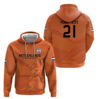 Custom Netherlands Oranje Football Hoodie Come On Het Nederlands Elftal - Wonder Print Shop