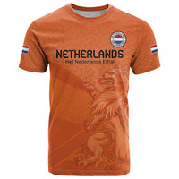 Custom Netherlands Oranje Football T Shirt Come On Het Nederlands Elftal - Wonder Print Shop