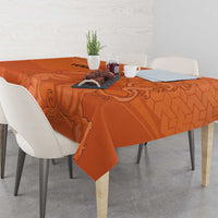 Custom Netherlands Oranje Football Tablecloth Come On Het Nederlands Elftal - Wonder Print Shop