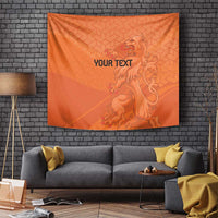 Custom Netherlands Oranje Football Tapestry Come On Het Nederlands Elftal - Wonder Print Shop