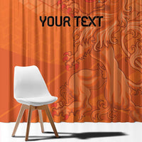 Custom Netherlands Oranje Football Window Curtain Come On Het Nederlands Elftal - Wonder Print Shop