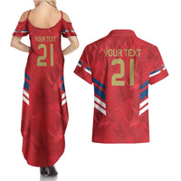 Custom Serbia Football Couples Matching Summer Maxi Dress and Hawaiian Shirt Fudbalska reprezentacija Srbije LT9 - Wonder Print Shop