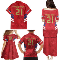 Custom Serbia Football Family Matching Puletasi and Hawaiian Shirt Fudbalska reprezentacija Srbije - Wonder Print Shop