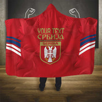 Custom Serbia Football Hooded Blanket Fudbalska reprezentacija Srbije