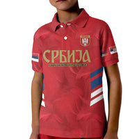 Custom Serbia Football Kid Polo Shirt Fudbalska reprezentacija Srbije - Wonder Print Shop