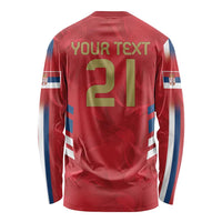 Custom Serbia Football Long Sleeve Shirt Fudbalska reprezentacija Srbije - Wonder Print Shop