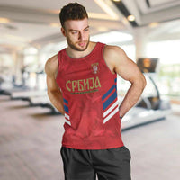 Custom Serbia Football Men Tank Top Fudbalska reprezentacija Srbije - Wonder Print Shop