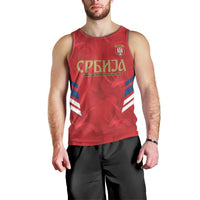 Custom Serbia Football Men Tank Top Fudbalska reprezentacija Srbije - Wonder Print Shop