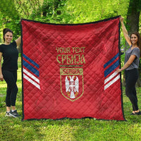 Custom Serbia Football Quilt Fudbalska reprezentacija Srbije - Wonder Print Shop