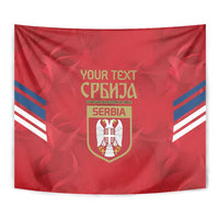 Custom Serbia Football Tapestry Fudbalska reprezentacija Srbije - Wonder Print Shop