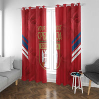 Custom Serbia Football Window Curtain Fudbalska reprezentacija Srbije - Wonder Print Shop