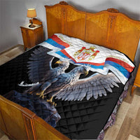 Serbia Silver Double-headed Eagle Quilt - Wonder Print Shop