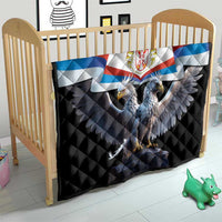 Serbia Silver Double-headed Eagle Quilt - Wonder Print Shop