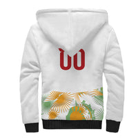Custom Ivory Coast Heritage Elephants Never Fall Sherpa Hoodie