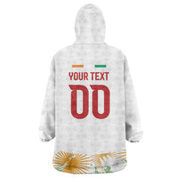 Custom Ivory Coast Heritage Elephants Never Fall Wearable Blanket Hoodie