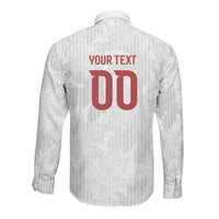 Custom Canada Our Game Now Long Sleeve Button Shirt Let's Go Canada Victory World Football