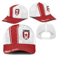 Personalized Canada Our Game Now Mesh Trucker Cap Let's Go Canada Victory World Football