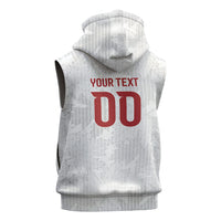 Custom Canada Our Game Now Sleeveless Zip Hoodie Let's Go Canada Victory World Football