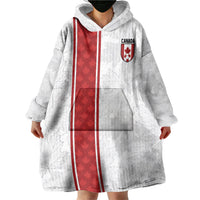 Custom Canada Our Game Now Wearable Blanket Hoodie Let's Go Canada Victory World Football