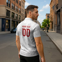 Custom Canada Our Game Now Zipper Polo Shirt Let's Go Canada Victory World Football