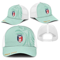 Personalized France Coq Gaulois Heritage Baseball Net Cap Allez les Bleus Aux Armes