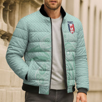 Custom France Coq Gaulois Heritage Bomber Puffer Jacket Allez les Bleus Aux Armes