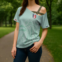 Custom France Coq Gaulois Heritage Cross Shoulder Shirt Allez les Bleus Aux Armes