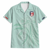 Custom France Coq Gaulois Heritage Hawaiian Shirt Allez les Bleus Aux Armes