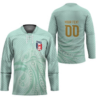 Custom France Coq Gaulois Heritage Hockey Jersey Allez les Bleus Aux Armes