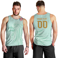 Custom France Coq Gaulois Heritage Men Tank Top Allez les Bleus Aux Armes