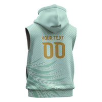 Custom France Coq Gaulois Heritage Sleeveless Hoodie Allez les Bleus Aux Armes
