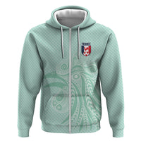 Custom France Coq Gaulois Heritage Zip Hoodie Allez les Bleus Aux Armes