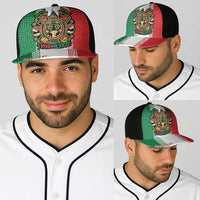 Personalized Mexico Aztec Eagle Heritage Baseball Net Cap iViva Mexico Canta y no llores