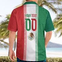 Custom Mexico Aztec Eagle Heritage Hawaiian Shirt iViva Mexico Canta y no llores