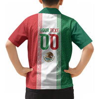 Custom Mexico Aztec Eagle Heritage Hawaiian Shirt iViva Mexico Canta y no llores