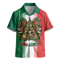 Custom Mexico Aztec Eagle Heritage Kid Hawaiian Shirt iViva Mexico Canta y no llores