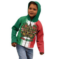 Custom Mexico Aztec Eagle Heritage Kid Hoodie iViva Mexico Canta y no llores