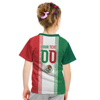 Custom Mexico Aztec Eagle Heritage Kid T Shirt iViva Mexico Canta y no llores