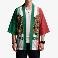 Custom Mexico Aztec Eagle Heritage Kimono iViva Mexico Canta y no llores
