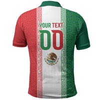 Custom Mexico Aztec Eagle Heritage Polo Shirt iViva Mexico Canta y no llores