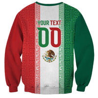 Custom Mexico Aztec Eagle Heritage Sweatshirt iViva Mexico Canta y no llores