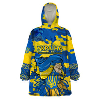 Ukraine Wearable Blanket Hoodie Glory To Ukraine 32nd Independence Anniversary - Wonder Print Shop
