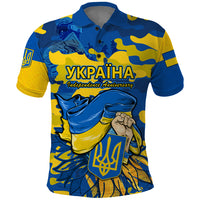 Personalised Ukraine Polo Shirt Glory To Ukraine 32nd Independence Anniversary - Wonder Print Shop