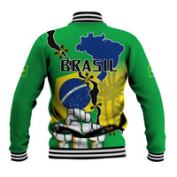 Brasil Baseball Jacket Feliz Dia da Independencia LT9 - Wonder Print Shop