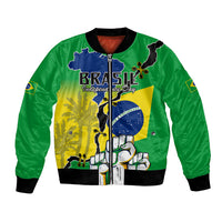 Brasil Bomber Jacket Feliz Dia da Independencia LT9 - Wonder Print Shop
