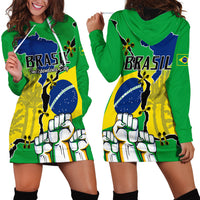 Brasil Hoodie Dress Feliz Dia da Independencia - Wonder Print Shop